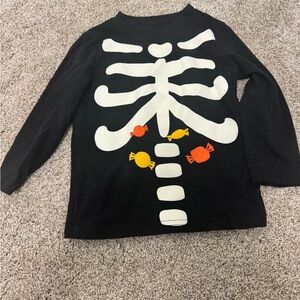 Halloween 3T long sleeved black shirt